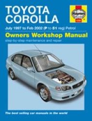 Haynes 4286 Toyota Corolla 1997 To 2002 Repair Manual