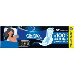 Always Dreamzzz Sanitary Pads Maxi Thick XXL 12 Pads Value Pack