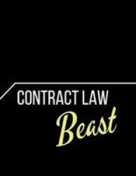 Contract Law Beast - Notebook Paperback