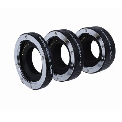 Movo Photo Af Macro Extension Tube Set For Canon Eos-m M2 M3 M10 Mirrorless Camera System With 10MM 16MM & 21MM Tubes Metal Mount