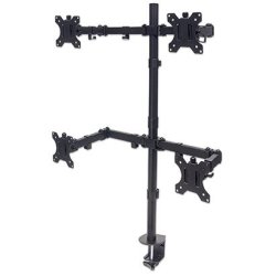 Manhattan Universal Four Monitor Mount With