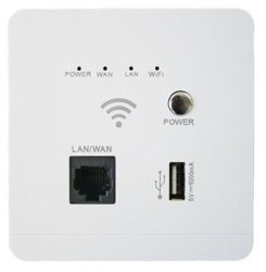 3X3 Networking Fitting: Access Point Wi-fi Repeater And USB Charger