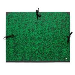 Green Marbled Folder With Ties 61X76CM