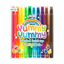 Ooly Yummy Yummy Scented Twist Up Crayons Easy To Use - Set Of 10