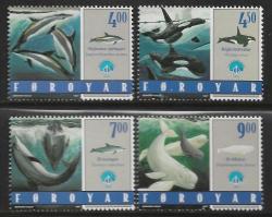 Faroe Mnh 1998 Dolphin Whales Um - Cat = R110