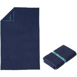 Swimming Microfibre Towel Size L 80 X 130 Cm - Striped