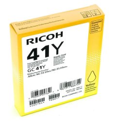 Ricoh GC41Y Yellow Cartridge With Yield Of 2200 Pages