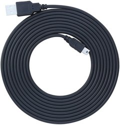 Canon Camera USB Cable Data Interface Cable For Canon Powershot Eos Dslr Cameras And Camcorders By Ienza Black 3-FEET