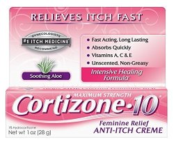 CORTIZONE-10 Intensive Feminine Anti-itch Cream 1 Ounce