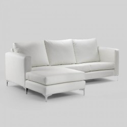 Vivienne Pu L-shaped Sofa - White