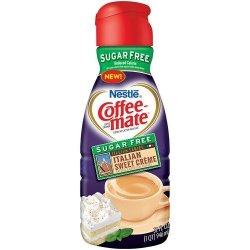 Nestle Coffee-mate Sugar Free Italian Sweet Creme Liquid Coffee Creamer 32 Fl Oz 2 Pack