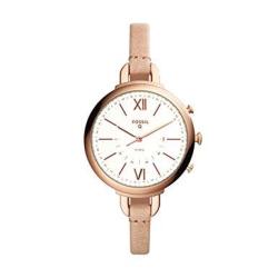 Fossil Q Women's Annette Sand Leather Hybrid Smartwatch FTW5021