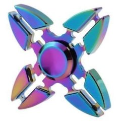 Tuff Luv Tuff-luv Colourize Fidget Spinner With High Speed Bearing - Quad Star