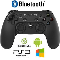 Matricom G-pad Xyba Wireless Rechargeable Bluetooth Pro Game Pad Joystick Controller Samsung Gear Vr And G-box Compatible