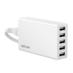 Astrum Home Charger 5ports 5.0Amps Smart IC Protection