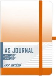1520 A5 Gradient Journal - Ruled 192 Page Orange