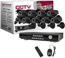 Cctv - 8 Channels Kit Dvr With 900tvl Night Vision Cameras Support 3g+phone Viewing 1tb Hdd