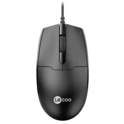 Lenovo Wired USB Mouse For Computers & Laptops - Black