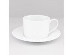 White Tea Cups & Saucers Set Of 4
