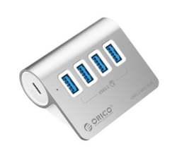 Orico Aluminum Alloy 4 Port USB Hub 4X USB 3.2 Type-a Type-c To Type-c + Usb-a Adapter