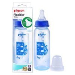 Flexible Teat Standard Neck Bottle 240ML 4M+ - Blue