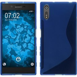 Silicone Case For Sony Xperia Xzs - S-style Blue - Cover Phonenatic + Protective Foils