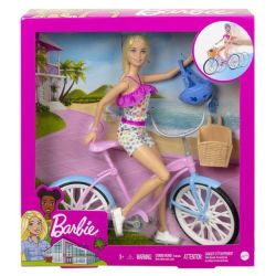 Doll And Bike Playset With Doll Blonde & Bicycle