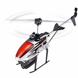 Mintu KY808 Rc Helicopter With 2.4GHZ 3.5CH Rc 0.3MP Wifi Camera Fpv Intelligent Holding & Hover Custom Tarck Flight Rc Quadcopter For Adults Beginners Red