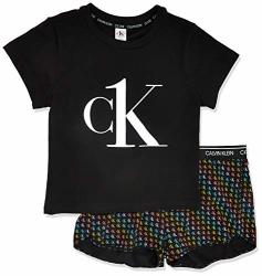 Calvin Klein Women's Ck One Pride Print Pj Set Black S