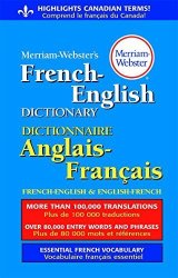Merriam-webster French-english Paperback Dictionary