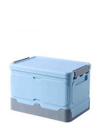 Fine Living Small Foldable Storage Clip Boxes - Blue