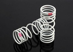 Pair Pink Traxxas 2458P Front Shock Springs 