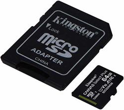 64GB Kingston Samsung Galaxy S20 Plus 5G Microsdxc Canvas Select Plus Card Verified By Sanflash. 100MBS Works With Kingston