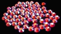 Stunning Siam Light Red Ab Crystal Ss 20 Hot-fix Rhinestones 144