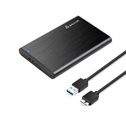 Salcar USB 3.0 2.5-INCH Hdd ssd Case Supports Both 0.4 And 0.3 Inch 9.5 And 7 Mm Supports Sata I II III Uasp Windows Mac Tools Easy To Install Aluminum