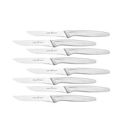 Henckels Steak Knife Set Of 8 Stainless Steel Knife Set Silver