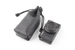 For Canon G7X G7X M2 G7X Markii G7XII Camera Genuine Leather Case Pouch Cover Bag Black