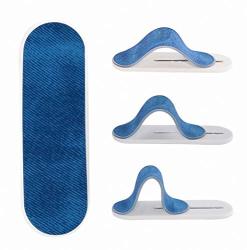Finger Strap For Phones Aoliy Universal Cell Phone Grip Holder For Back Of Iphone Android Smartphone Ipad MINI Denim Blue
