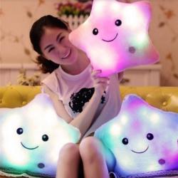 Cute Star Heart Animal Light Cushion - Pink