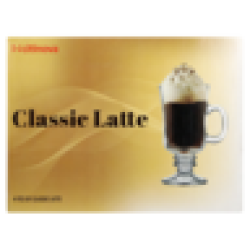 Classic Latte Glass 4 Piece Set