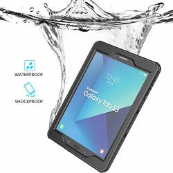 Scheam Samsung Galaxy Tab S3 9.7 Warerproof Case Water Resistant Case With Screen Protector For Samsung Galaxy Tab S3 9.7 Sport Exercise Running Hiking Etc Black