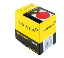 Tower Round 250 Red Dot Roll Labels