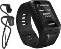 TomTom Spark 3 Fitness Music Watch With Headphones Blacksmall