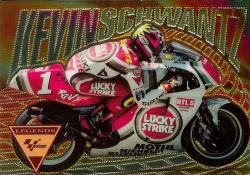 Kevin Schwantz - Moto Gp Card Collection By Panini - "super Rare" Gold Legend Card 11