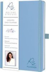 Rolene Strauss Undated Daily Planner Light Blue Leather Fine Binding