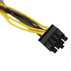 Tharv?dual Molex LP4 4 Pin To 8 Pin Pci-e Express Converter Adapter Power Cable Wire