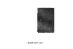 Ipad Pro 9.7" - Carbon Fiber Series Skin stickers decal By Stickerboy Black Back Only Type 6