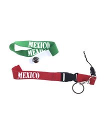 Mexico Flag Lanyard With Clip