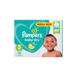 Pampers Active Baby-dry Size 5 Nappies 111'S