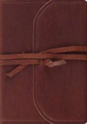 ESV Leather Fine Binding Interleaved Journaling Bible